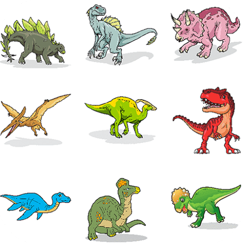 Dino Cards